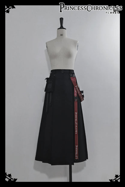 Princess Chronicles - Nameless Blade - Waste Soil Handsome Black Skirt