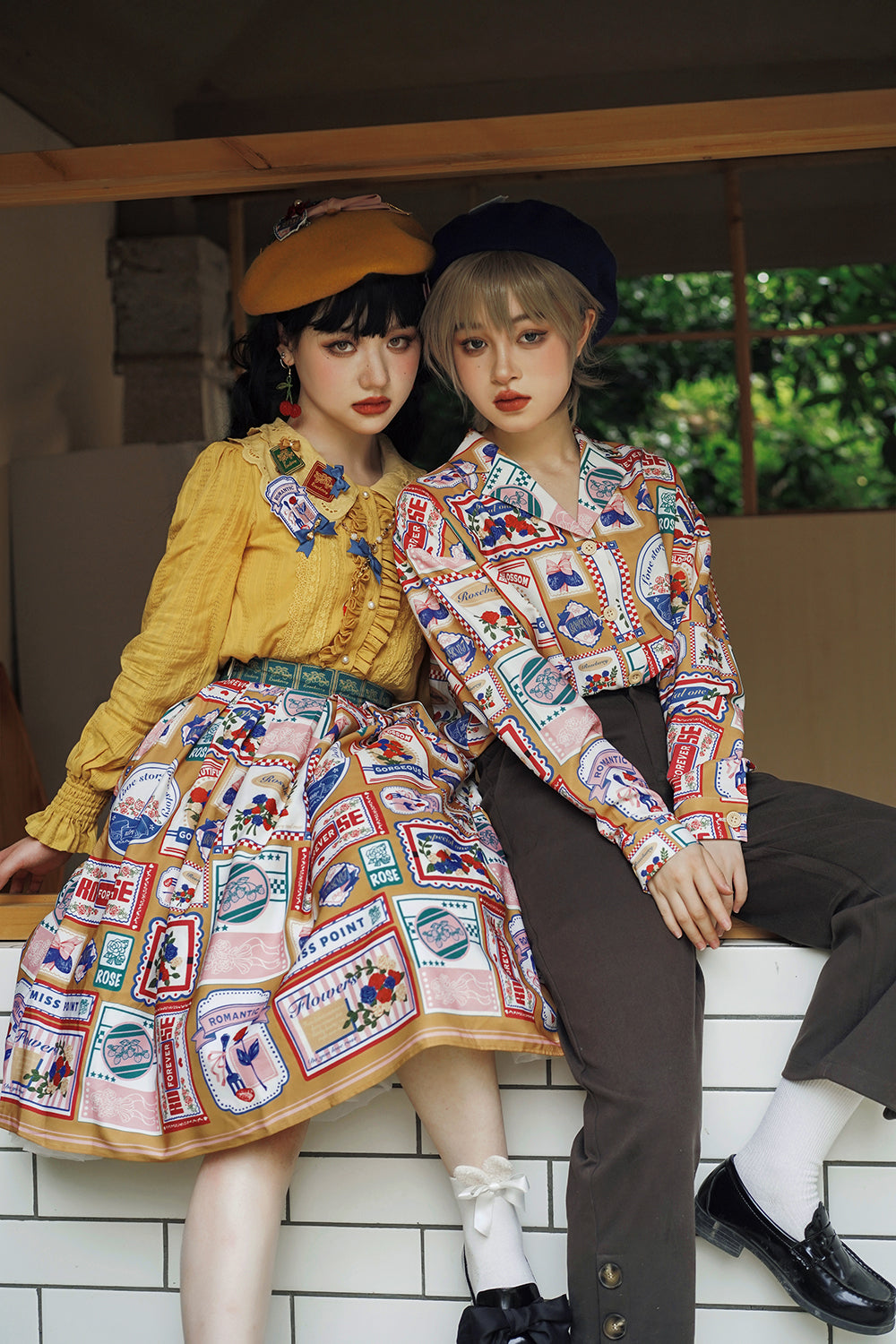 Miss Point - Vintage American Double-layer Lolita Blouse