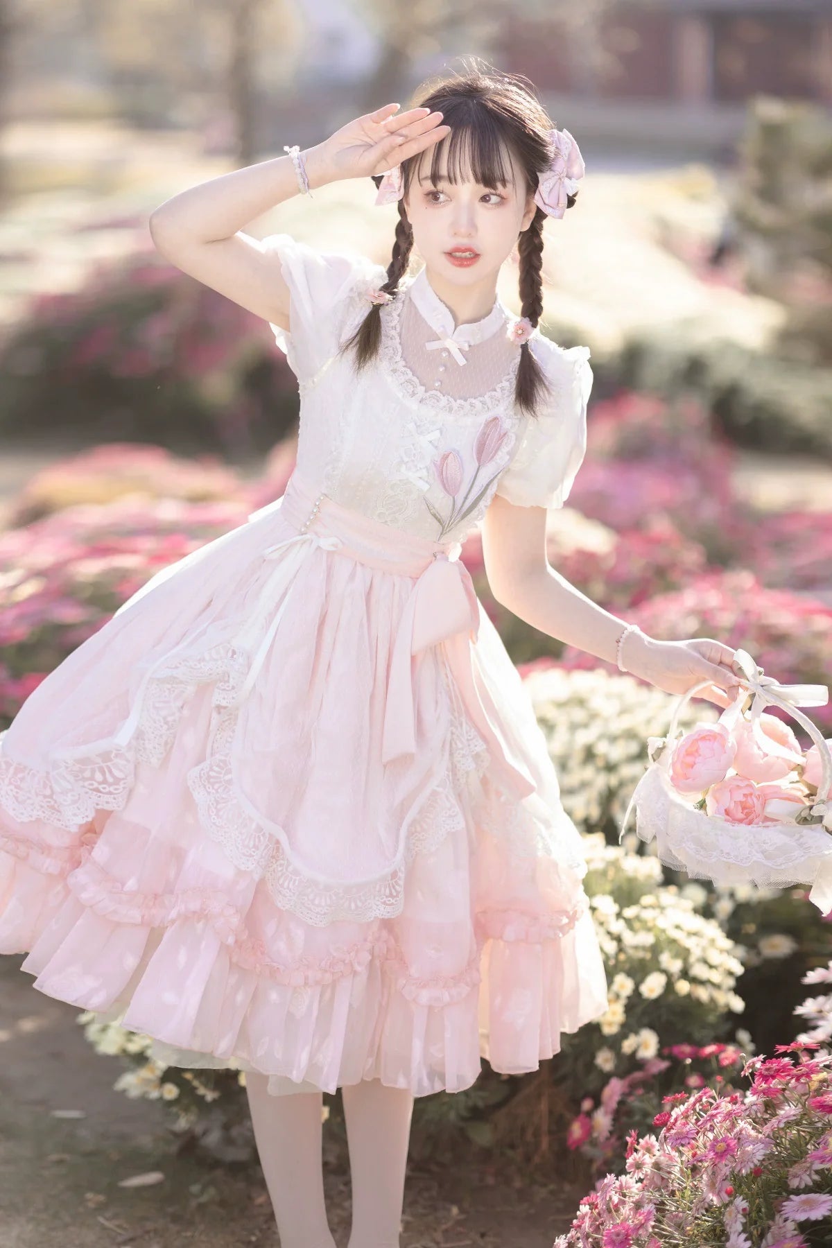Cornfield Lolita - Elegant Lolita Dress Short Sleeve OP