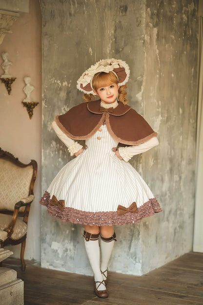 Miss Point - Classic Lolita JSK Customized Stripe Lolita Dress
