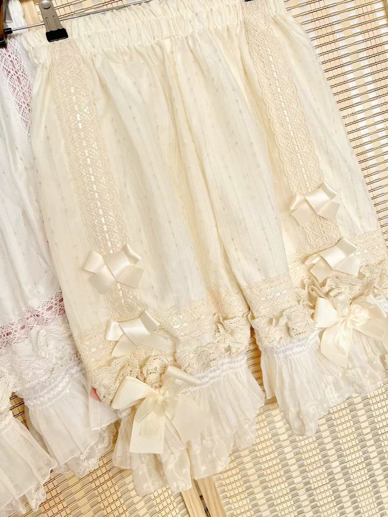 Ilovexiaolu - Gorgeous Lolita Bloomers in Coral Fleece & Cotton Styles