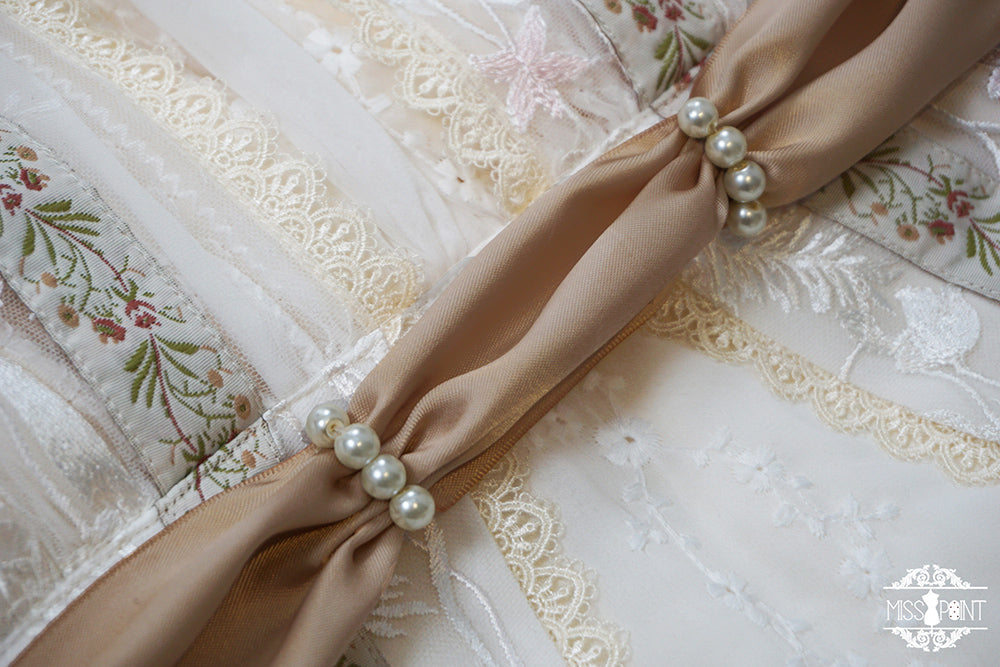 Miss Point - The Sally Gardens - Multicolors Ribbon Lolita Sash
