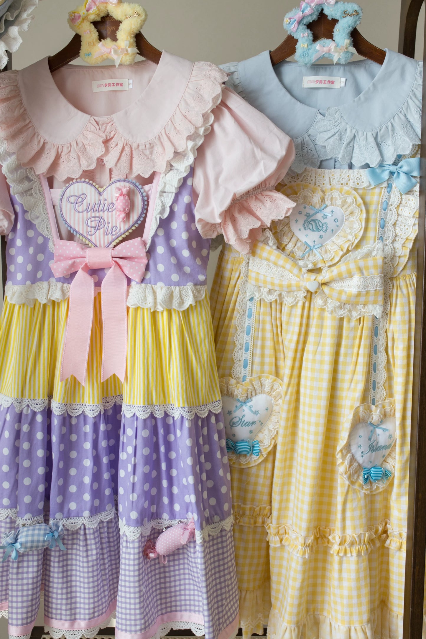 MIST - Cotton Kawaii Lolita Blouse, Short Sleeve