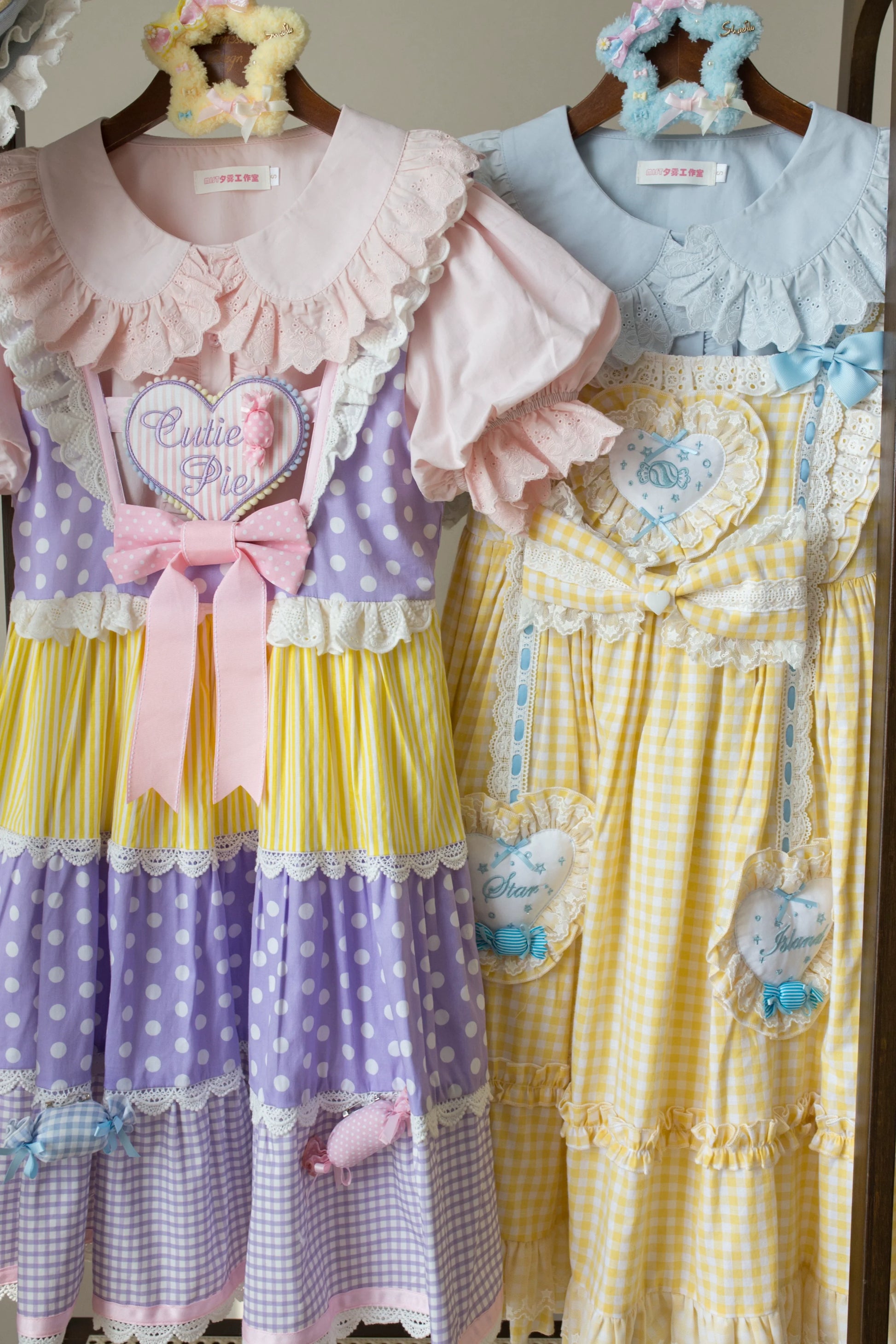 MIST - Cotton Kawaii Lolita Blouse, Short Sleeve