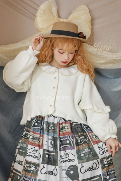 MIST - Small Ointment - Sweet Lolita Thick Sweater Coat Puff Sleeve