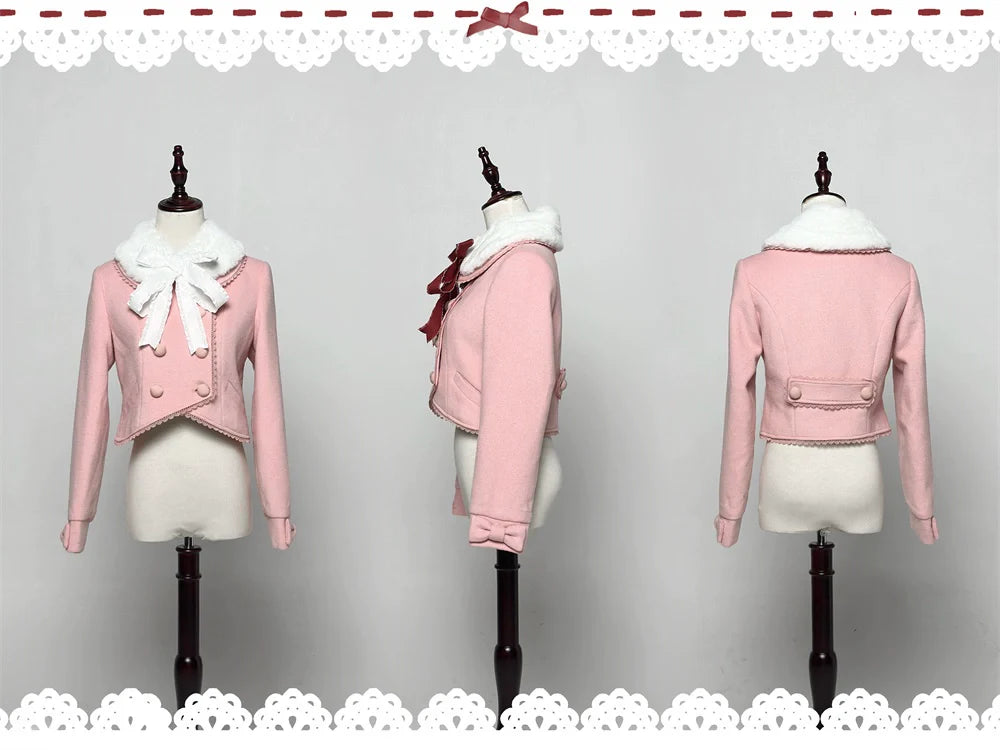 LeMiroir - Winter Solstice - Elegant Lolita Winter Short Coat & SK