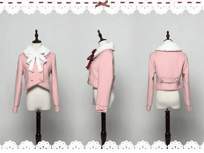 LeMiroir - Winter Solstice - Elegant Lolita Winter Short Coat & SK