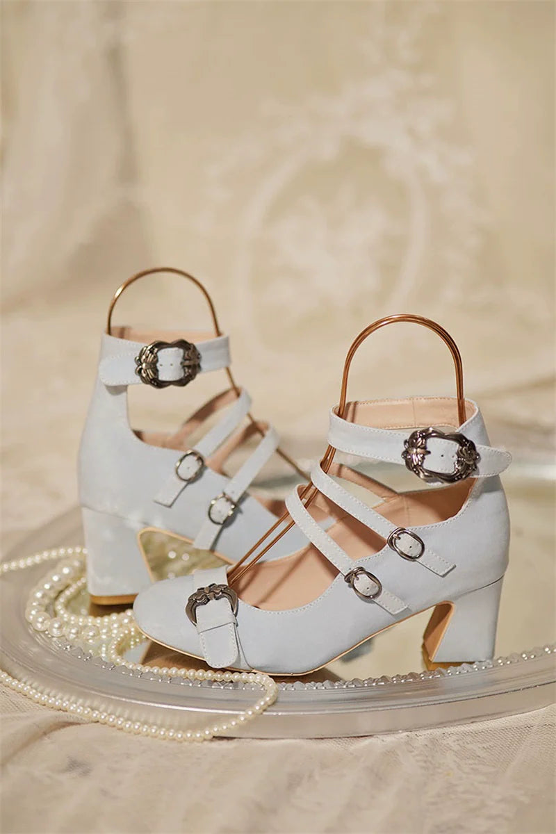 MR.Qiutian - Velia - Elegent Lolita Shoes CLA Thick Heel Shoes