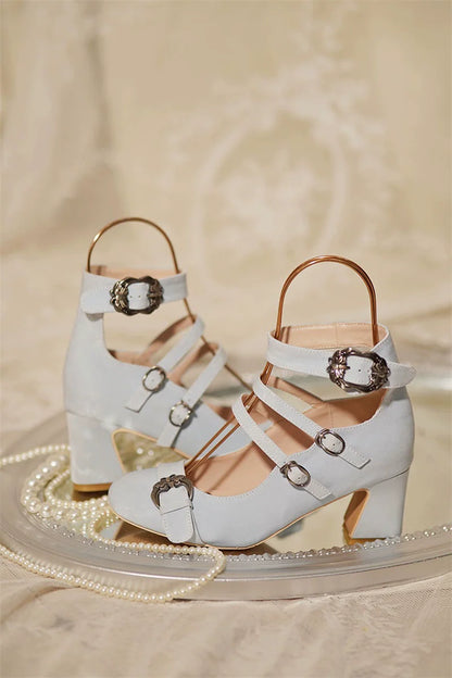 MR.Qiutian - Velia - Elegent Lolita Shoes CLA Thick Heel Shoes