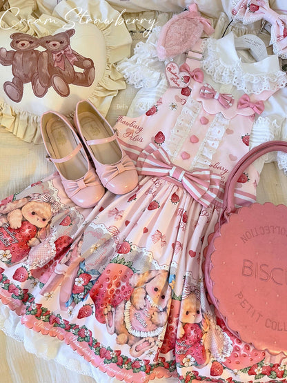 Polaris Lolita - Rabbit Berry Gift Box - Sweet Lolita Salopette and Dress Set