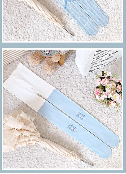 Roji roji - Kawaii 120D Velvet Lolita Tights Multicolors