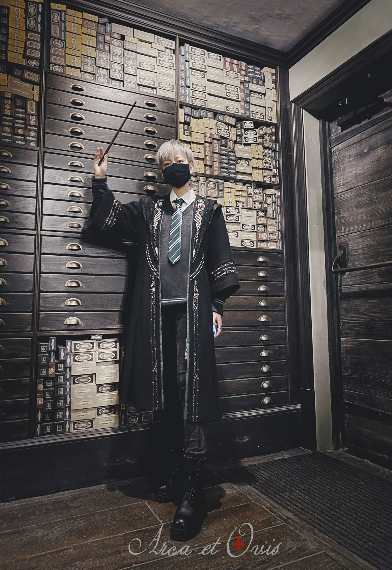 Arca et Ovis - Magic Academy G - Ouji Lolita Overcoat Embroidered Gothic Prince Long Coat