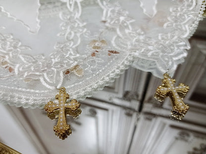 Miss point - Rose Silhouette - Lace Bow KC Lolita Accessories