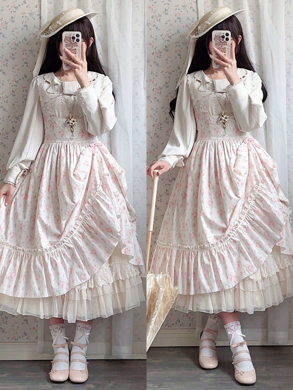 Miss Point - Happy Summer - Elegant Lolita Floral JSK Dress