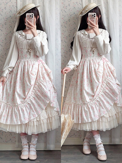 Miss Point - Happy Summer - Elegant Lolita Floral JSK Dress