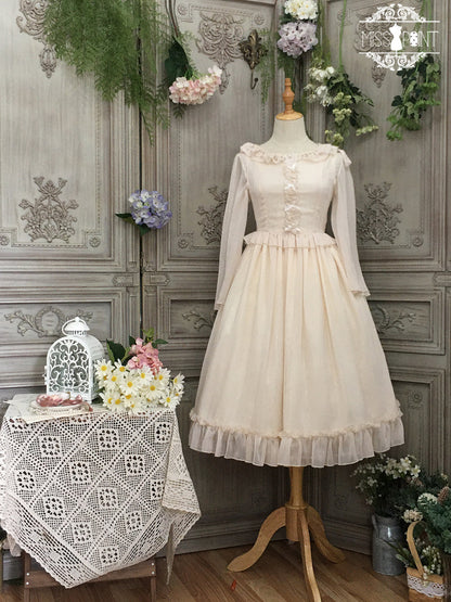 Miss point - Rhine Riverside - French Vintage Chiffon Lolita JSK