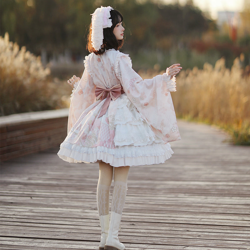 With PUJI - Xiaochunrihe - Wa Lolita OP Dress