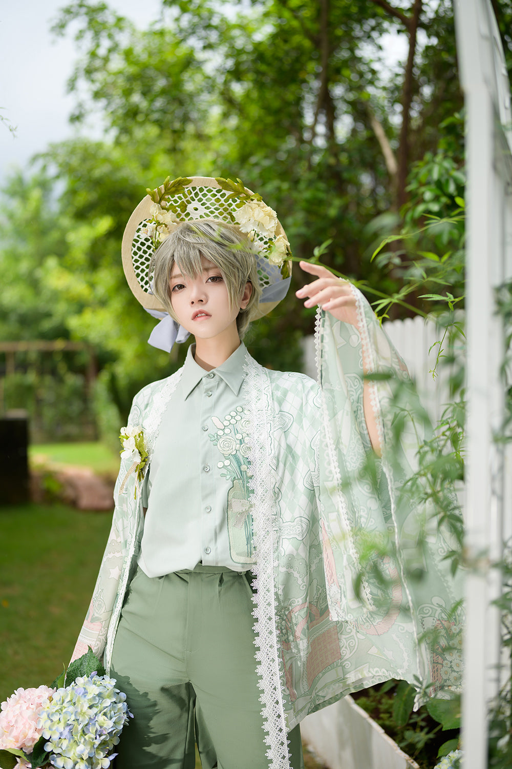 Princess Chronicles - Limited Flowering Time - Ouji Lolita Green Prince Shorts