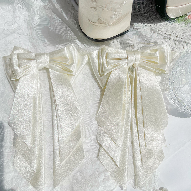 Dreamland - Floating Dream Lily - Elegant Lolita High Heel Shoes, Detachable Bow