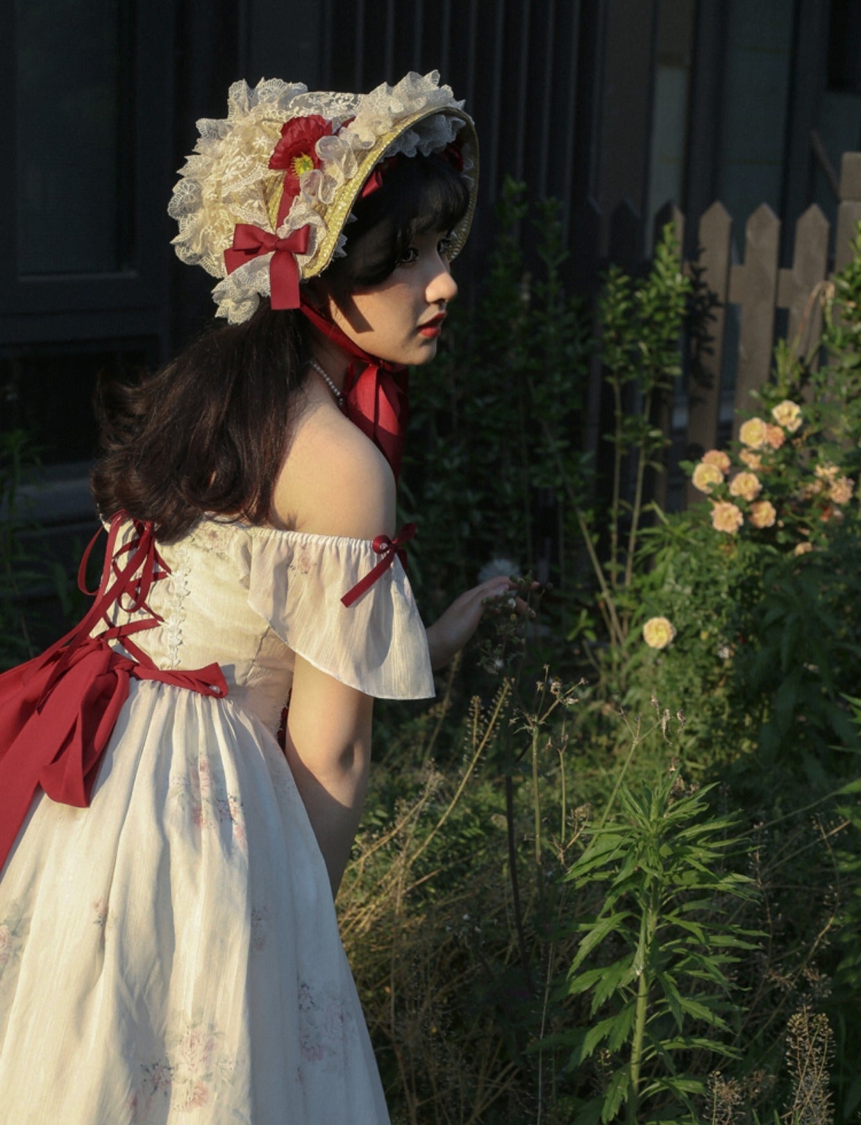 Sweet Wood - Elegant Floral Sweet Lolita OP Corset Accessory