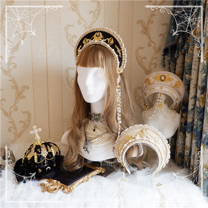 Fox Cherry--Lolita Palace Retro Head Ornament Hair Crown