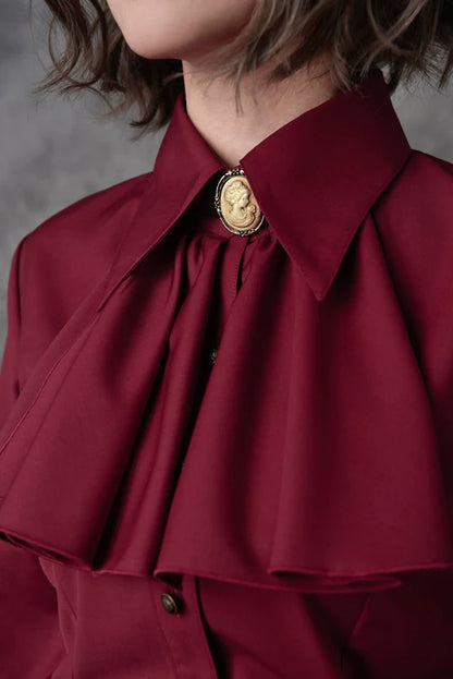 Vancy - Drunken Dreams - Vintage Lolita Dress Mutton Sleeve Shirt