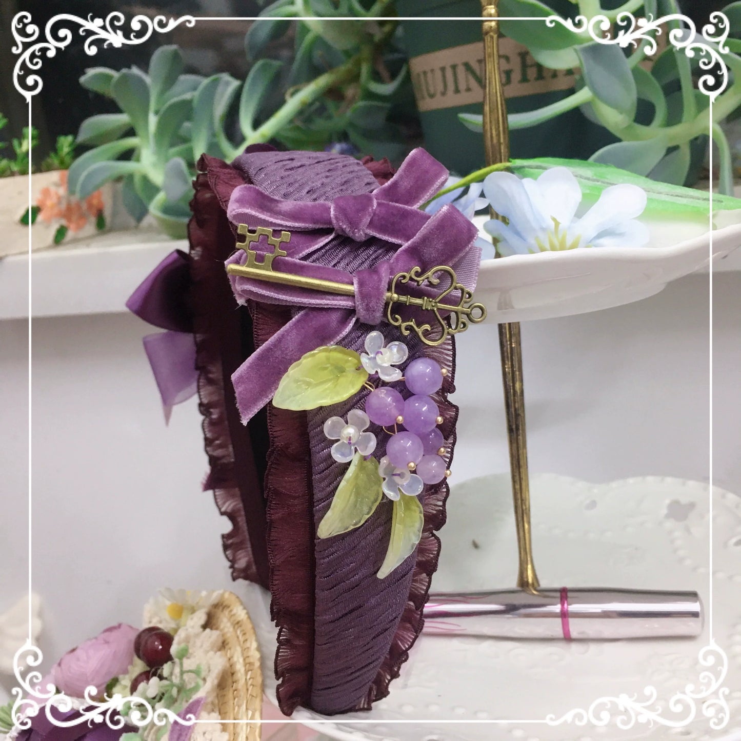 Chestnut Lolita - Louvre Vineyard Accessory Hairband Retro Lolita KC