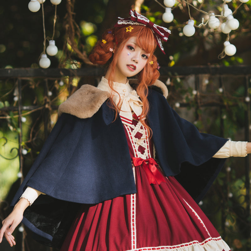 Eieyomi - Miss Betty - Lolita Autumn and Winter Wool Cape