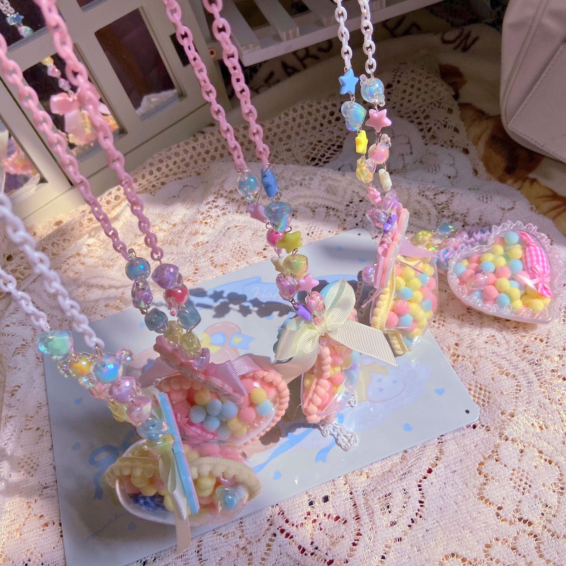 Bear doll - Sweet Lolita Handmade Necklace