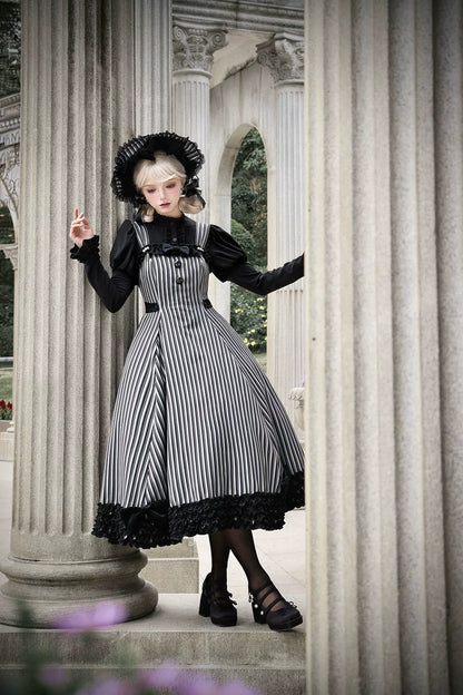 Miss Point - Classical Chocolate - Classic Lolita Blouse Customized Reteo Lolita Shirt