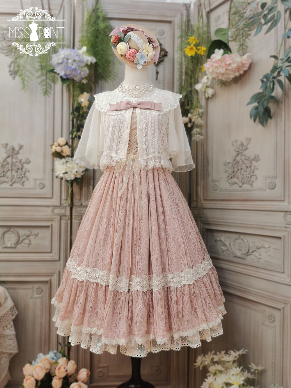 Miss Point - Woody Rose - Retro Classic Lolita JSK