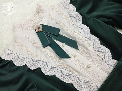 Miss Point - Customized Lolita Dress Vintage Elegant Velvet OP Dress