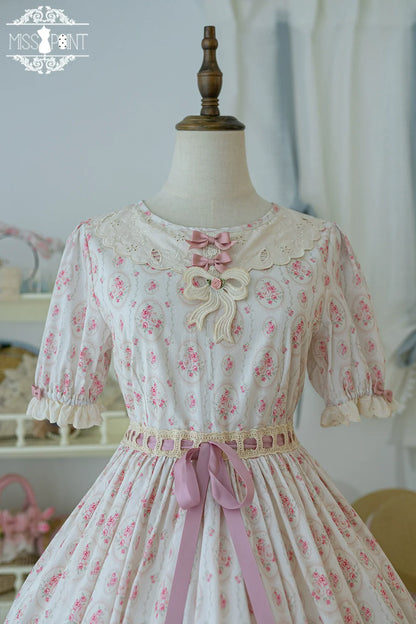 Miss Point - Customized Elegant Lolita OP Dress Cute Daily Girl Short Lolita Dress