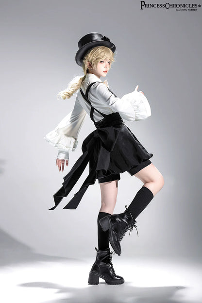 Princess Chronicles - Doll - Black Ouji Lolita Hat Retro Prince Bowler Hat