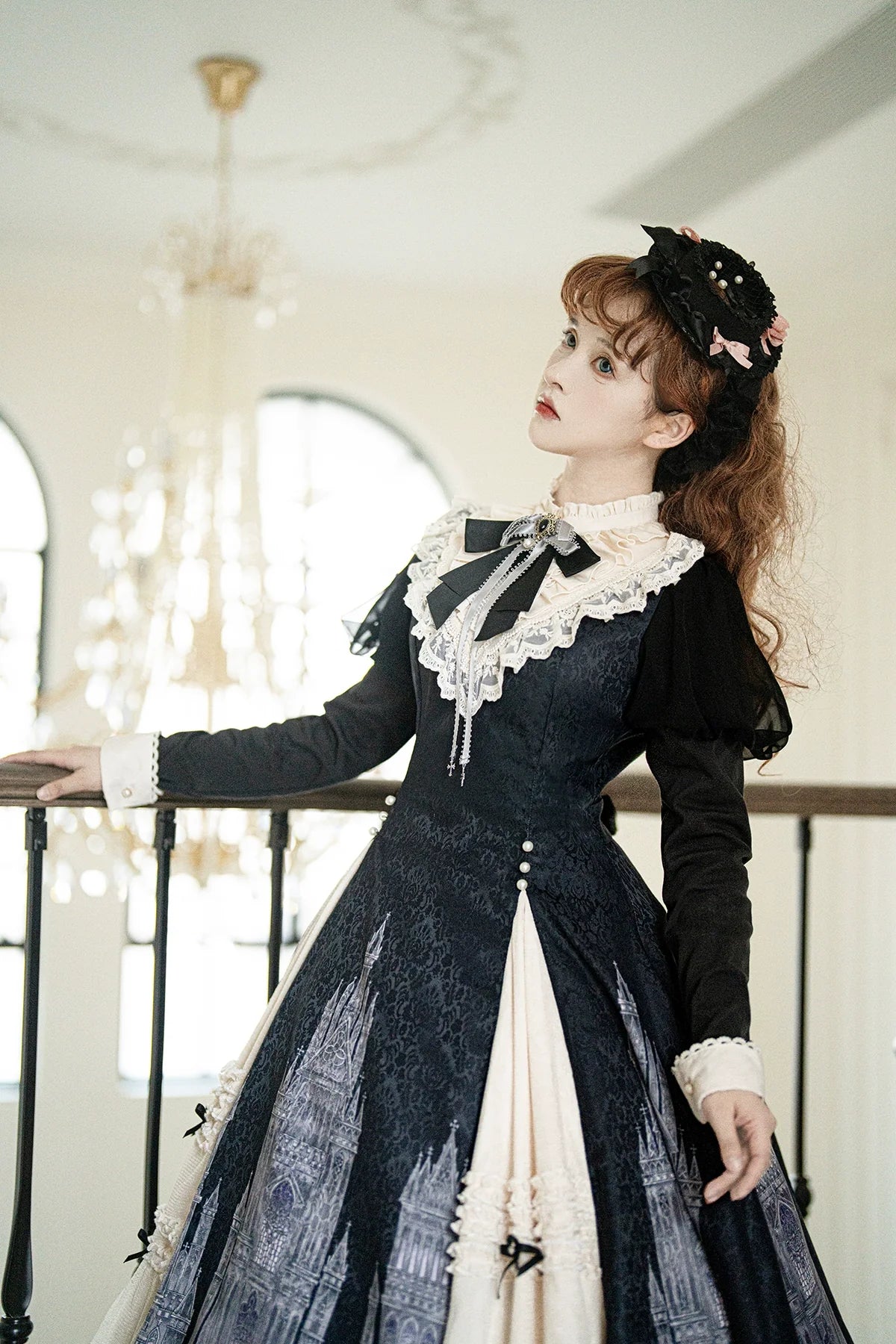 Letters from Unknown Star - Church Bell - Elegant Lolita OP Dress Long Sleeve Spring Autumn