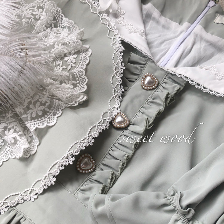 Sweet Wood - Plus Size Vintage Lolita OP Dress