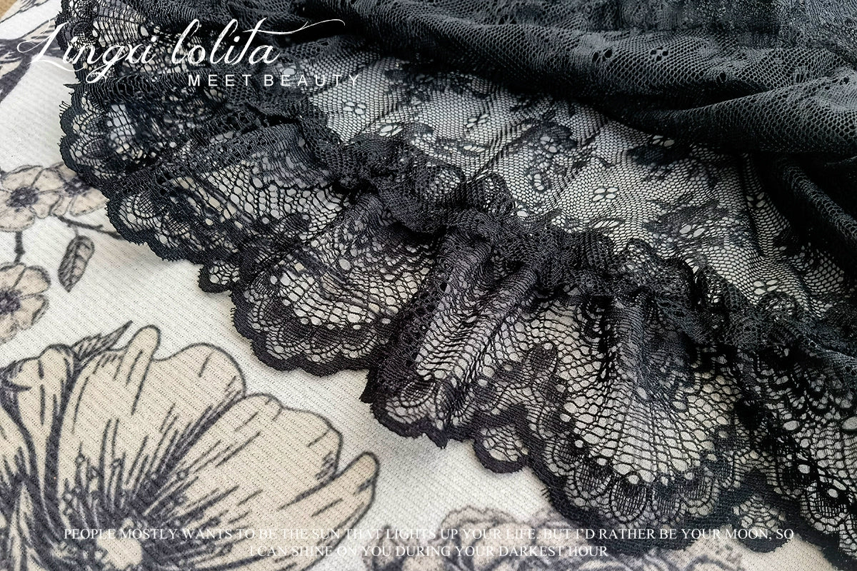 Lingxi Lolita - Bone island Gothic Lolita Corset Goth Blouse Skirt Set