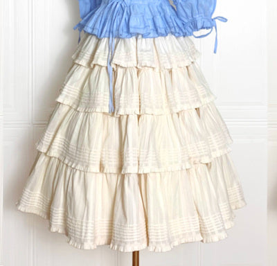 Boguta - Heidi Cotton Lolita Tiered SK Skirt