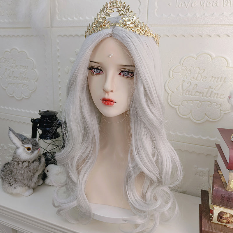 RainbowMe - Elegant Lolita Long Curly Wig Multicolor