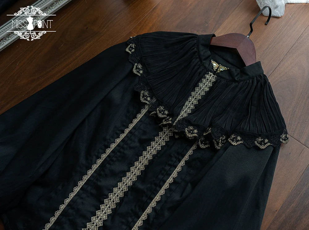 Miss Point - Demon Hunting Notes - Elegant Lolita Blouse Ruffled Collar
