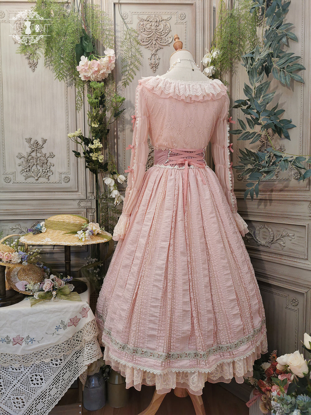 Miss Point - The Sally Gardens - Fish Bone High Waist Lolita Skirt