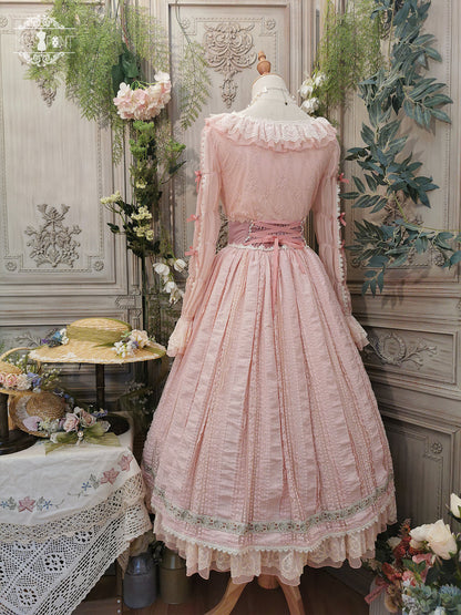 Miss Point - The Sally Gardens - Fish Bone High Waist Lolita Skirt