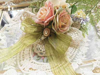 Miss point - Sally's Garden - Lolita Flower Bow Lace Necklace