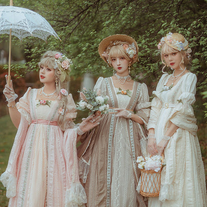 Miss point - Sally's Garden - Lace Cotton Lolita Shawl