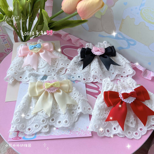 Bear Doll - Sweet Lolita Cuff with Heart and Bow