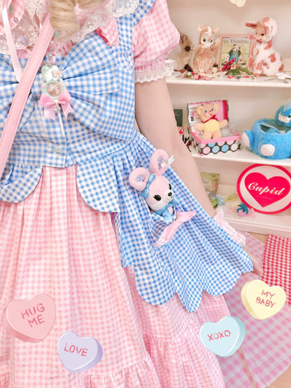 Fluff Mollie - Bean Breakfast - Sweet Lolita Overskirt Daily Daily Petaled Skirt