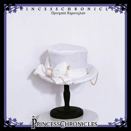 Princess Chronicles - Doll - Elegant Ouji Lolita White Hat