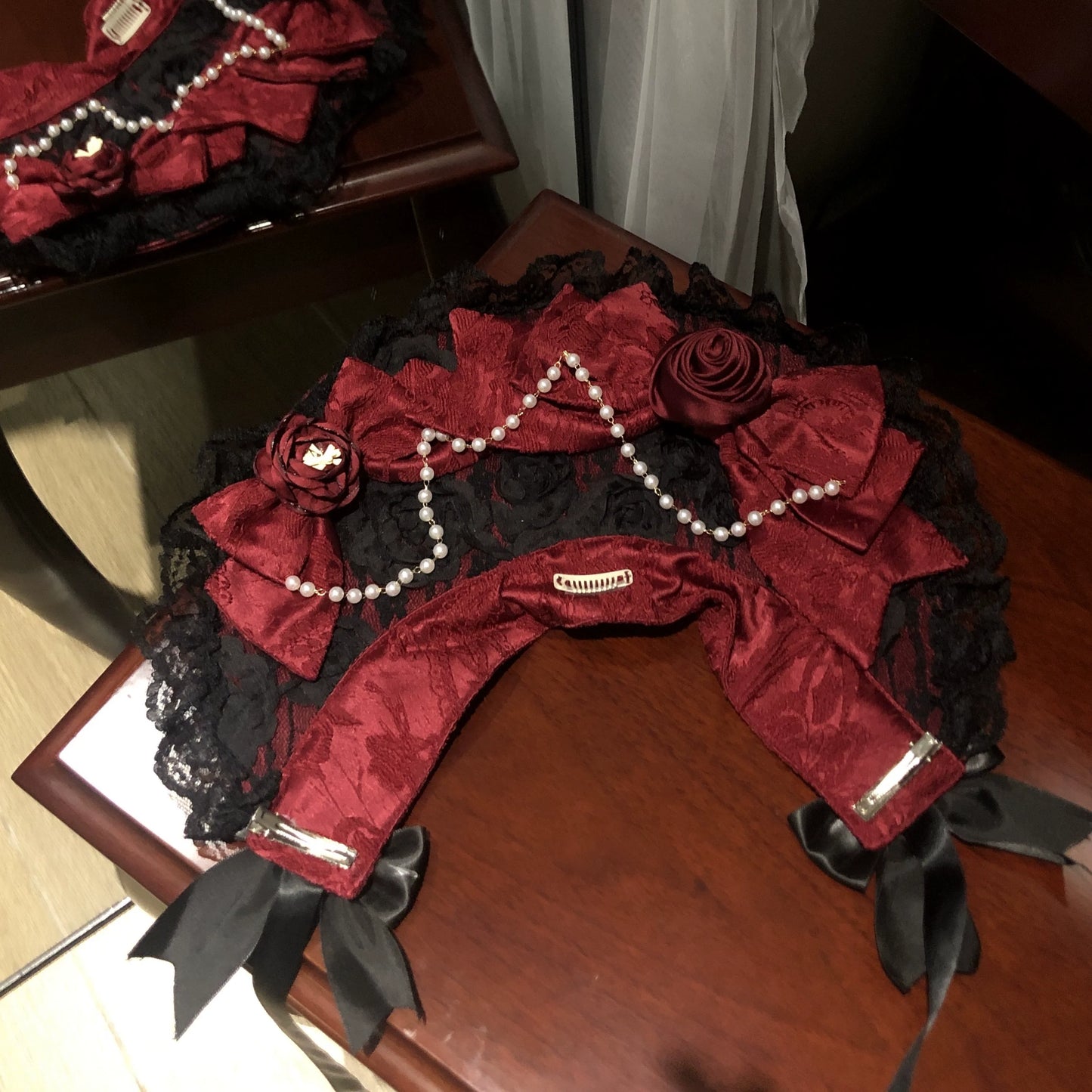 Sugar Girl - Rose Princess - Halloween Gothic Lolita JSK, Sheer Rose Dress