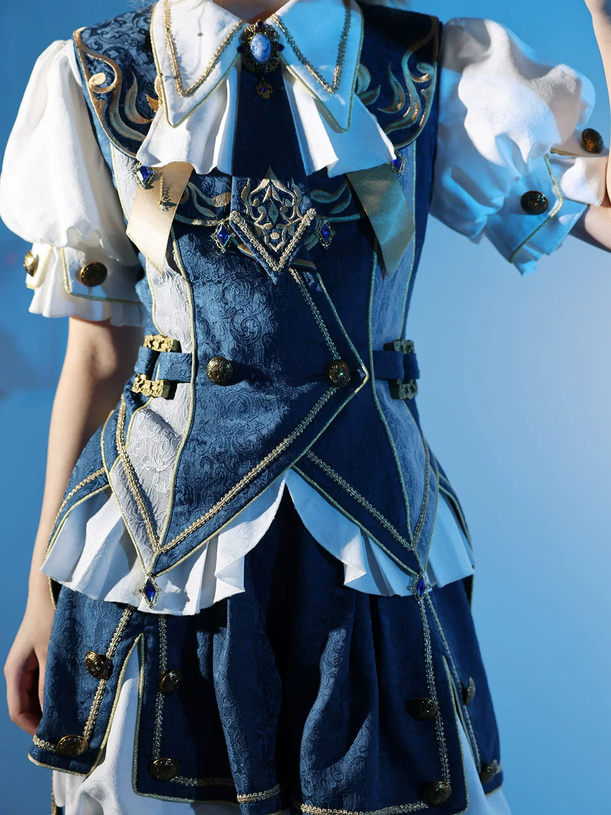 Your Princess - Contract Magic - Jacquard Ouji Lolita Vest Outfit