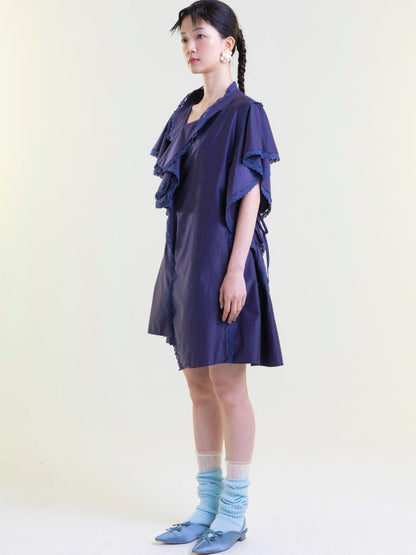 Ruffles Asymmetry Dress【s0000001892】